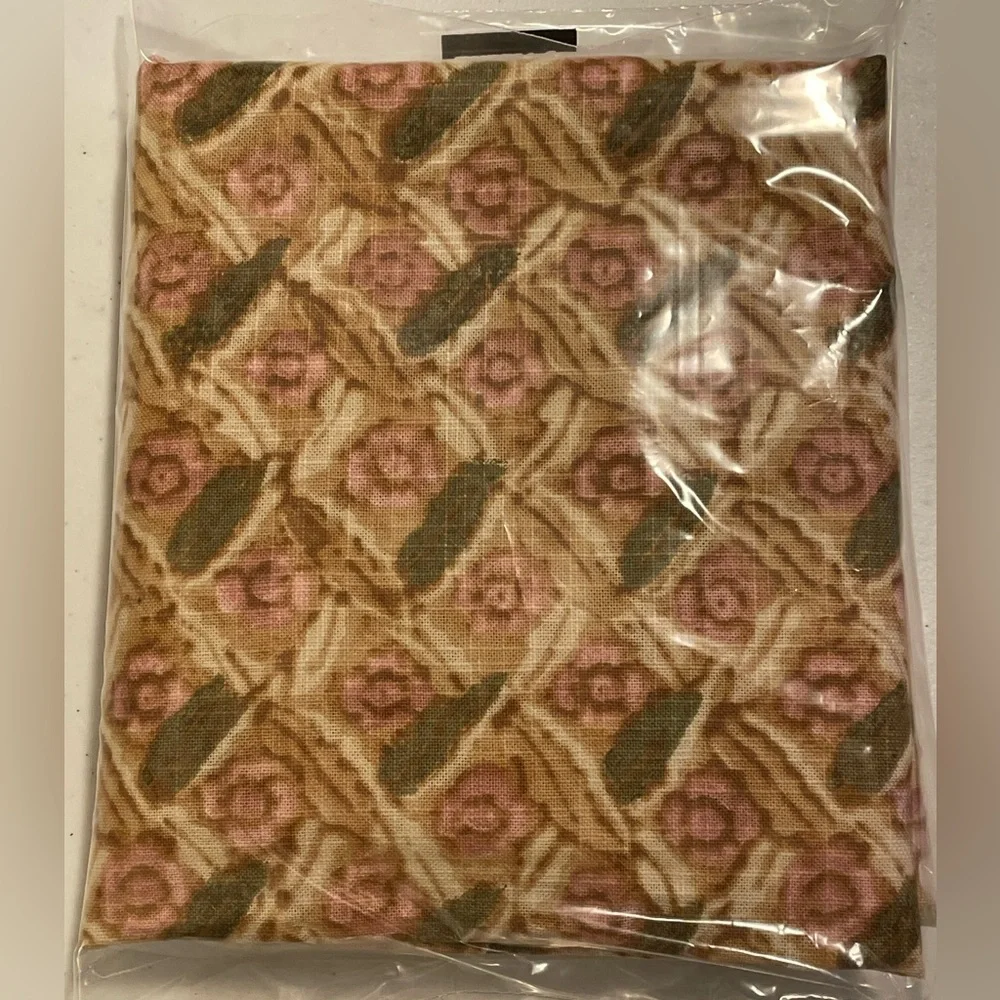 West Elm Pierce & Ward Floral Lattice Euro Sham Mahogany Rose Cottagecore